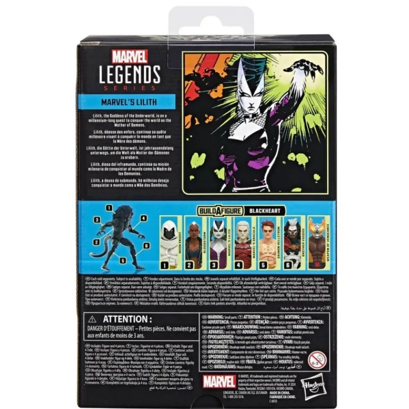 Best Figura Marvel Legends Lilith 15 cm Cosas De Villanos Marvel|Superhéroes Marvel