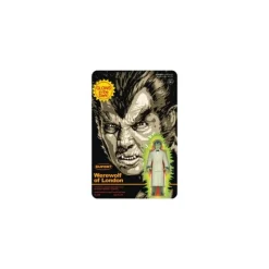 Figura Hombre Lobo en Londres ReAction Wave 02 - Monster Glow Coleccionismo De Miedo Y Terror