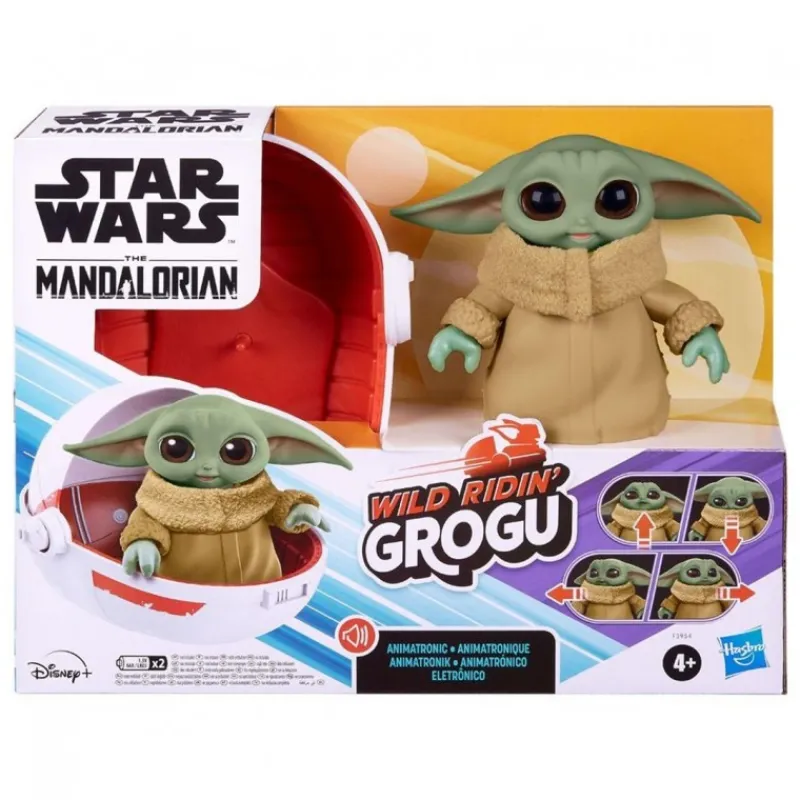 Niños Hasbro Star Wars Para Niños|Juguetes, Figuras Y Más Regalos Para Peques^Figura Interactiva Grogu con Coche Flotante de Star Wars