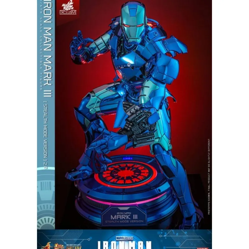 Hot Toys Superhéroes Marvel|Coleccionismo Marvel^Figura Iron Man Mark III Stealth Mode 33 cm