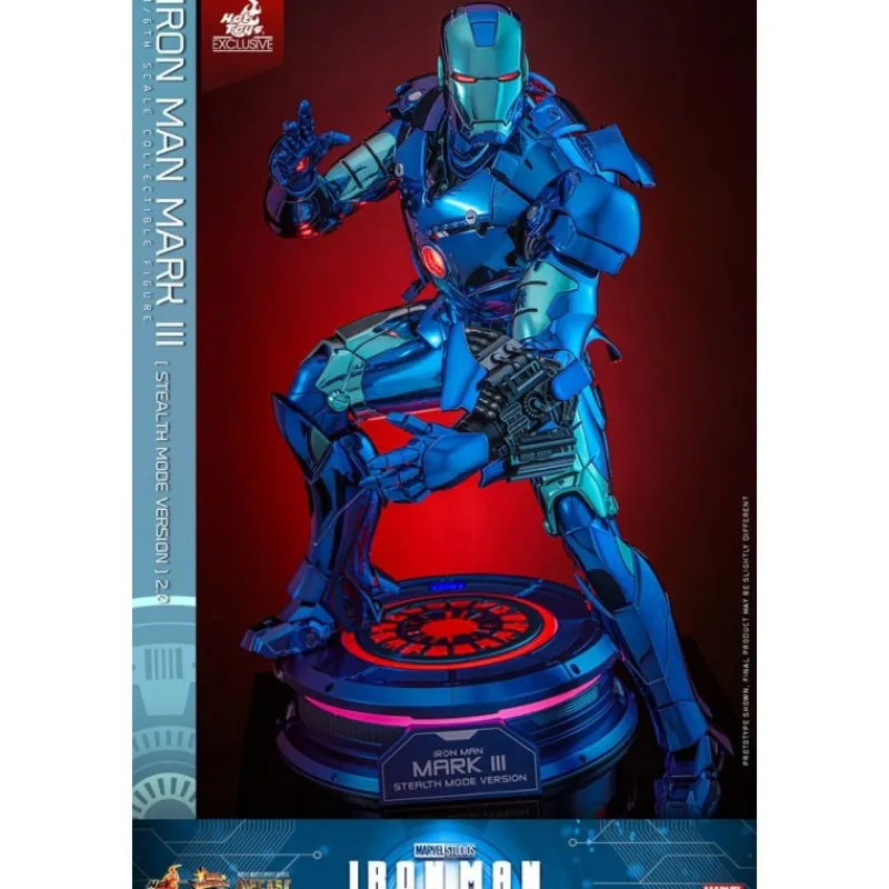Hot Toys Superhéroes Marvel|Coleccionismo Marvel^Figura Iron Man Mark III Stealth Mode 33 cm