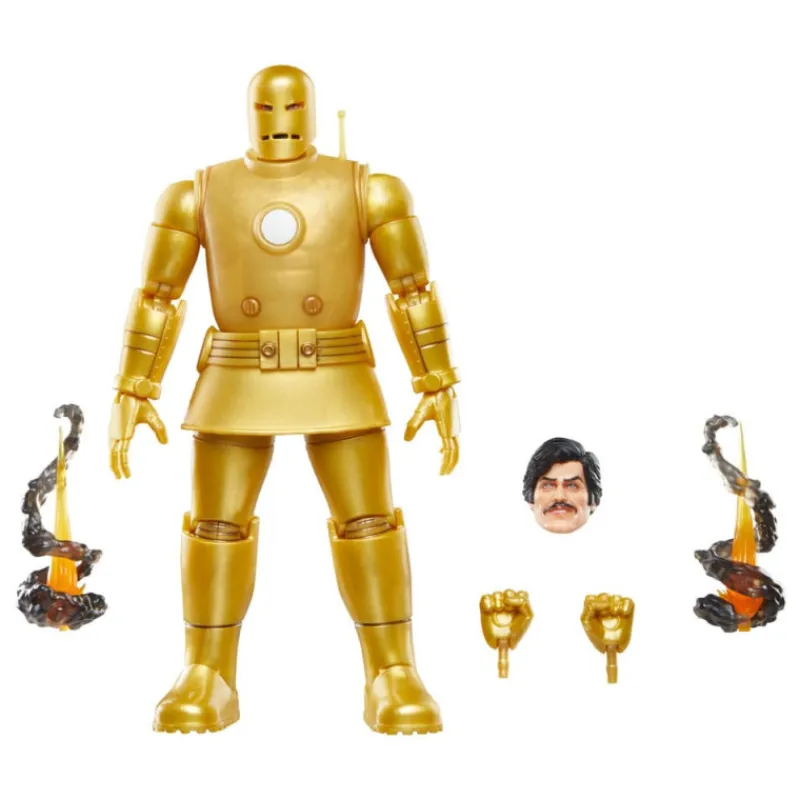 Hasbro Coleccionismo Marvel^Figura Iron Man Marvel Legends Iron Man (Model 01-Gold) 15 Cm