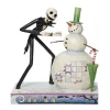 Enesco Figuras Disney De Colección ^Figura Jack Skellington con Muñeco de Nieve Jim Shore
