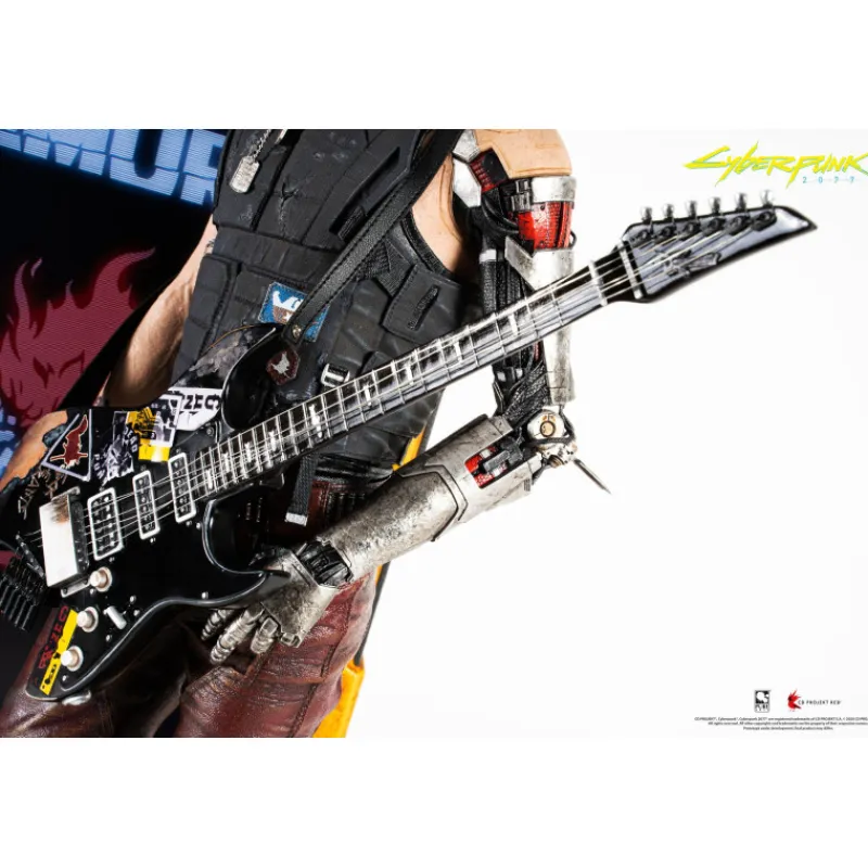 Figura Johnny Silverhand Cyberpunk 2077 1/4 Deluxe Edition Regalos Y Coleccionismo Para Gamers - Cosas De Videojuegos Míticos