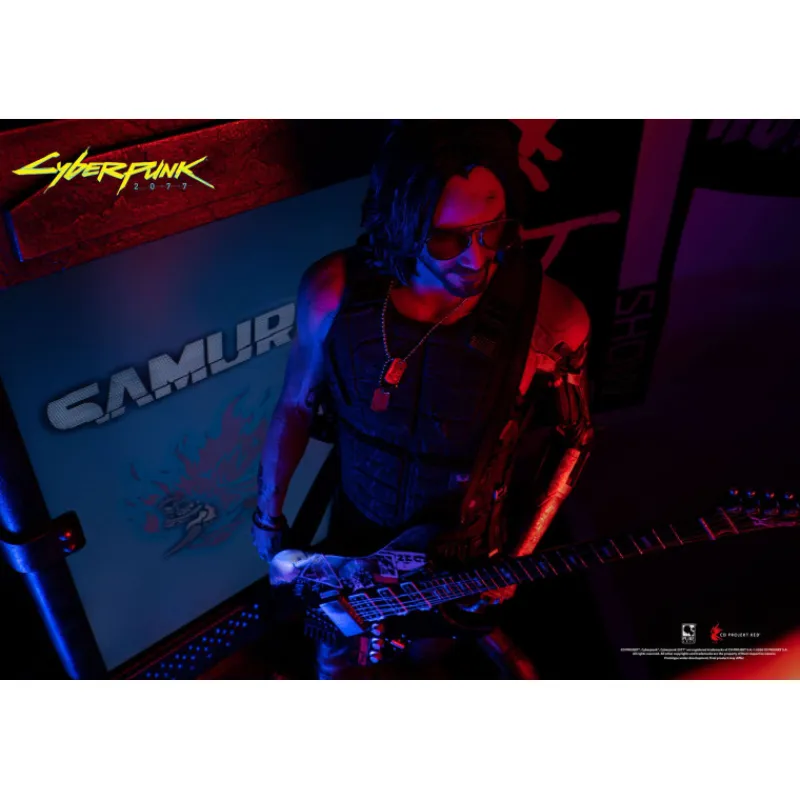 Figura Johnny Silverhand Cyberpunk 2077 1/4 Deluxe Edition Regalos Y Coleccionismo Para Gamers - Cosas De Videojuegos Míticos