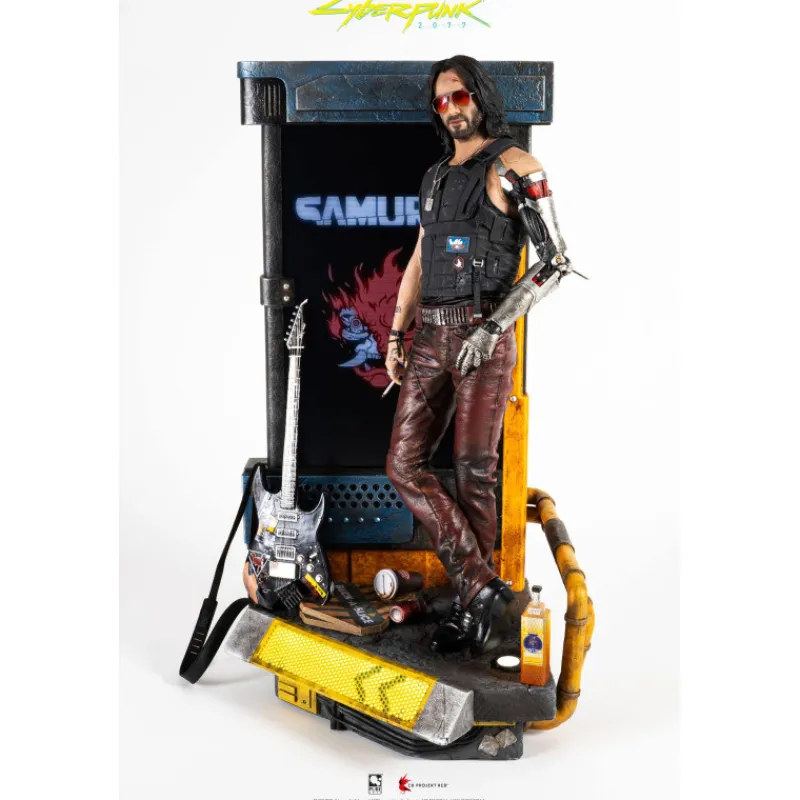 Figura Johnny Silverhand Cyberpunk 2077 1/4 Deluxe Edition Regalos Y Coleccionismo Para Gamers - Cosas De Videojuegos Míticos