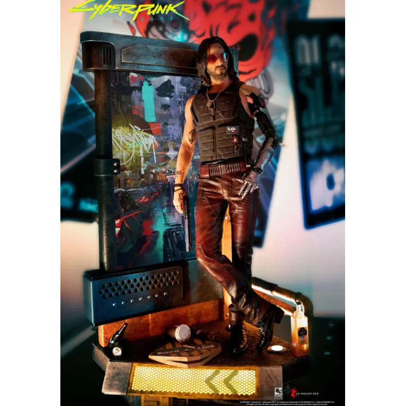 Pure arts Descuentos Gaming^Figura Johnny Silverhand Cyberpunk 2077 1/4 34 cm