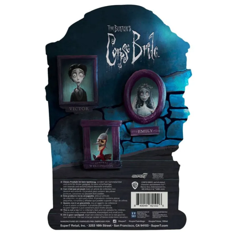 Super7 La Novia Cadaver^Figura La Novia Cadáver Victor Van Dort Tim Burton
