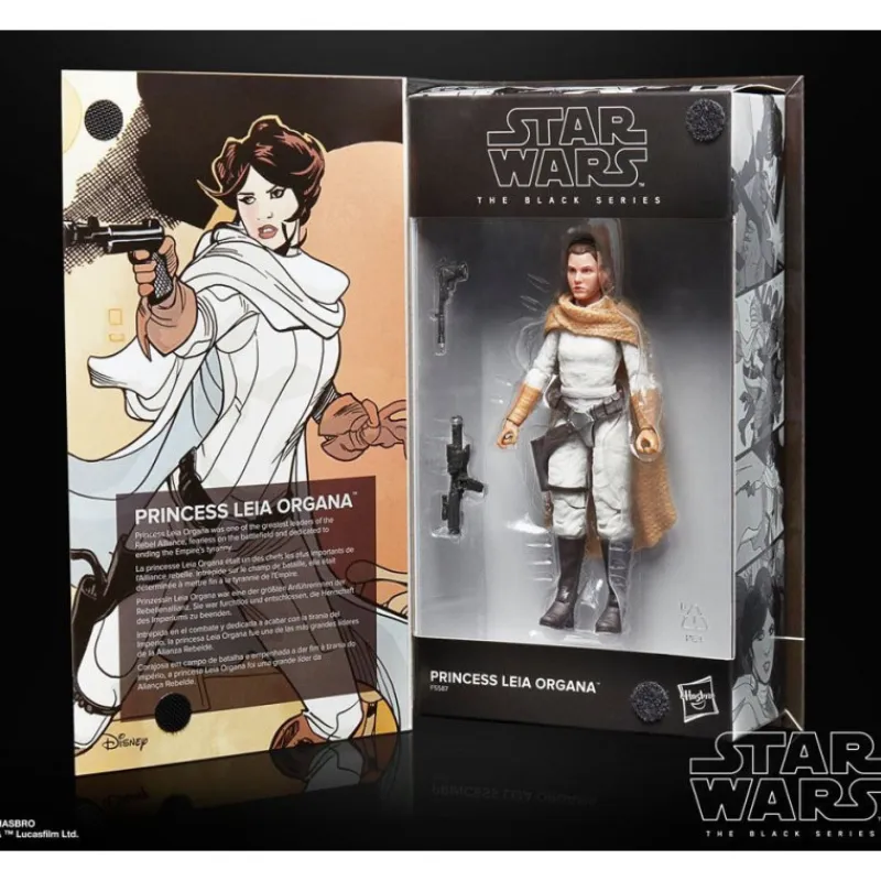 Discount Figura Leia Organa Black Series Star Wars: Princess Leia Replicas Y Coleccionismo Star Wars