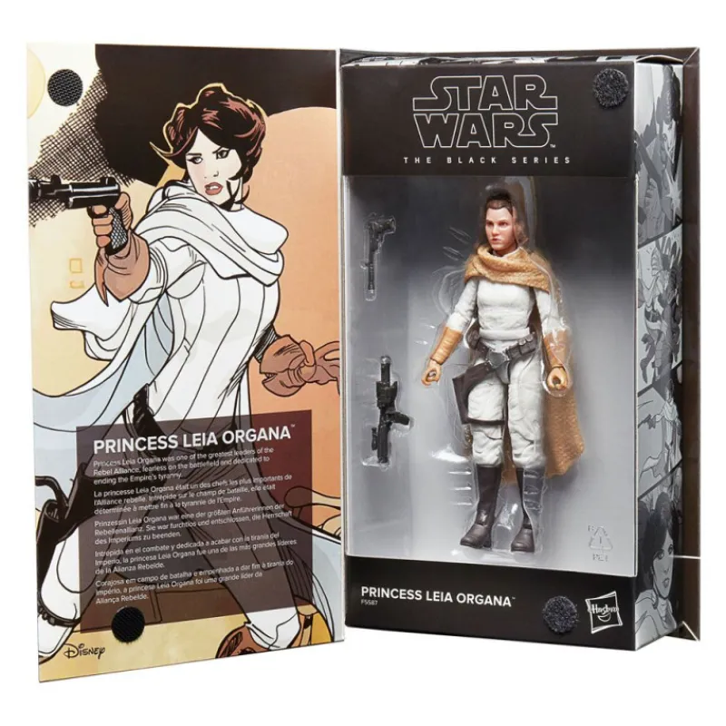 Discount Figura Leia Organa Black Series Star Wars: Princess Leia Replicas Y Coleccionismo Star Wars