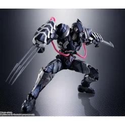 Bandai Superhéroes Marvel|Coleccionismo Marvel^Figura Lobezno Venom simbionte Tech-On