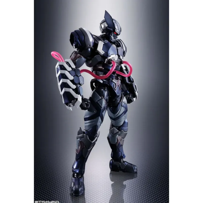 Bandai Superhéroes Marvel|Coleccionismo Marvel^Figura Lobezno Venom simbionte Tech-On