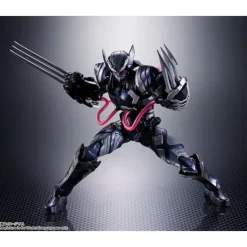 Bandai Superhéroes Marvel|Coleccionismo Marvel^Figura Lobezno Venom simbionte Tech-On