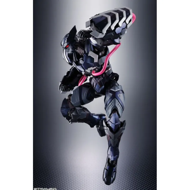 Bandai Superhéroes Marvel|Coleccionismo Marvel^Figura Lobezno Venom simbionte Tech-On