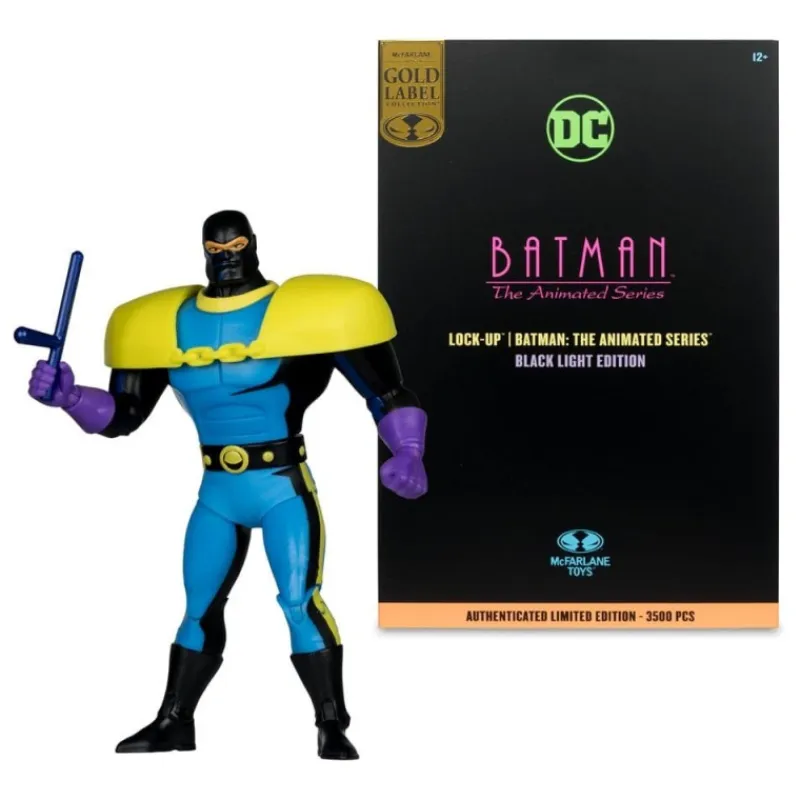 McFarlane Toys Regalos De Superhéroes Dc|Figuras Dc^Figura Lock-Up Black Light Edition 15 cm -