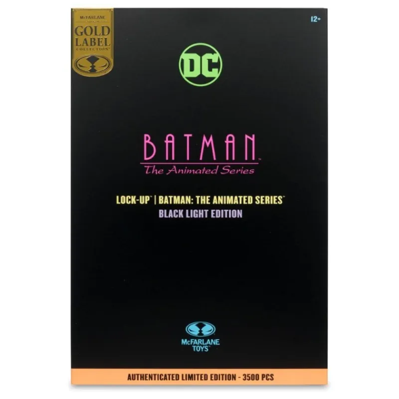 McFarlane Toys Regalos De Superhéroes Dc|Figuras Dc^Figura Lock-Up Black Light Edition 15 cm -