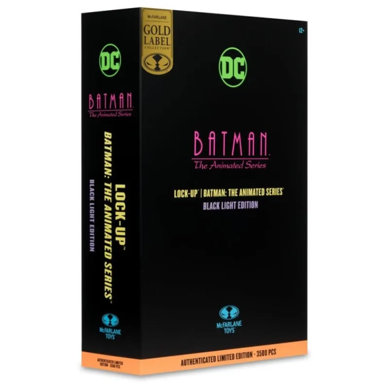 McFarlane Toys Regalos De Superhéroes Dc|Figuras Dc^Figura Lock-Up Black Light Edition 15 cm -