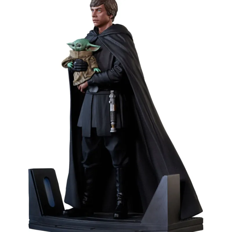 Hot Figura Luke Skywalker y Grogu The Mandalorian Replicas Y Coleccionismo Star Wars