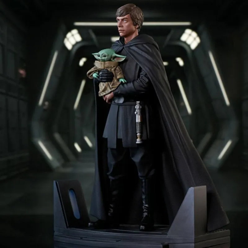 Hot Figura Luke Skywalker y Grogu The Mandalorian Replicas Y Coleccionismo Star Wars