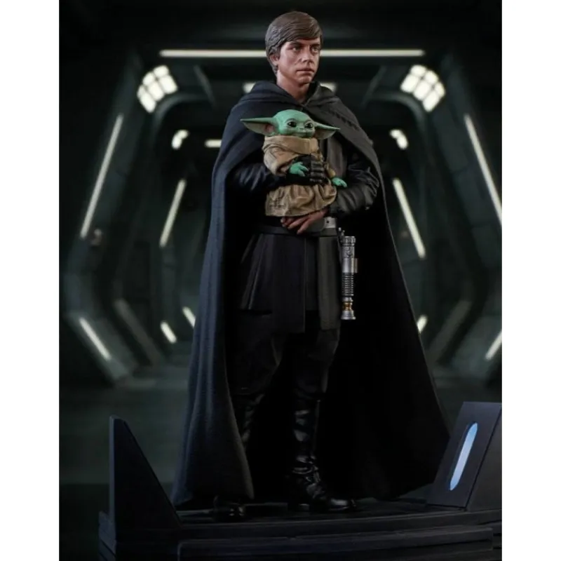 Hot Figura Luke Skywalker y Grogu The Mandalorian Replicas Y Coleccionismo Star Wars