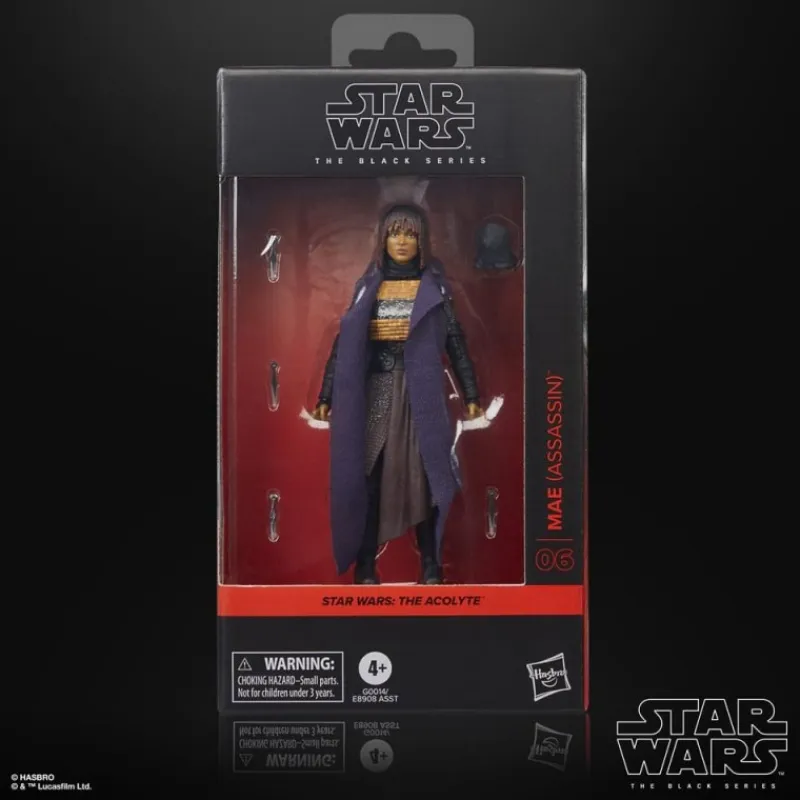 Hasbro Replicas Y Coleccionismo Star Wars ^Figura Mae Assassin de Star Wars The Acolyte Black Series 15 cm