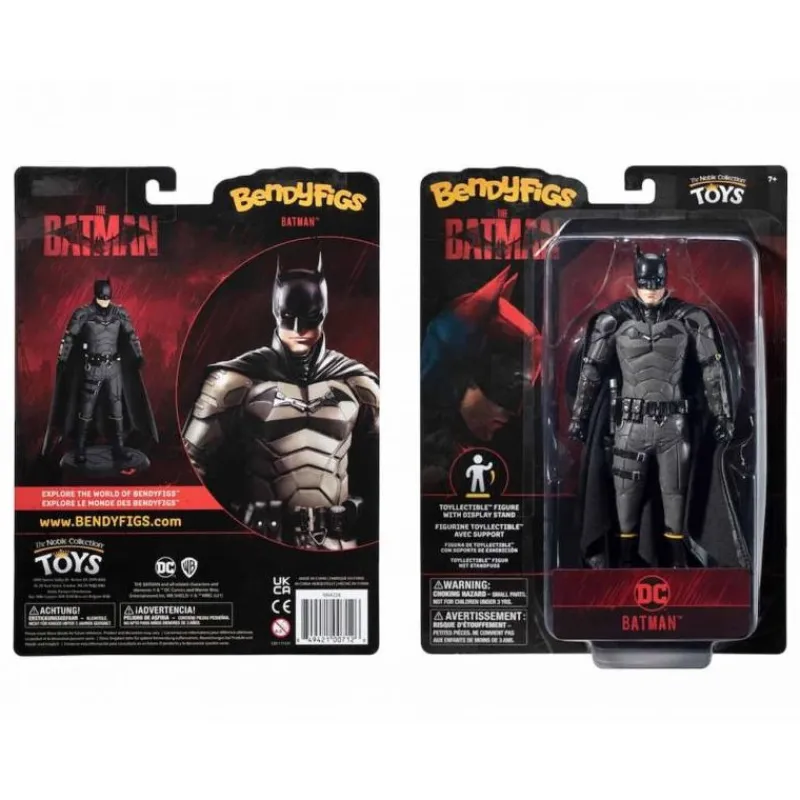 The Noble Collection Regalos De Superhéroes Dc|Figuras Dc^Figura Maleable Batman Bendyfigs 19 cm