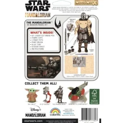 Wood Worx The Mandalorian|Replicas Y Coleccionismo Star Wars ^Figura Maqueta Mando The Mandalorian Star Wars