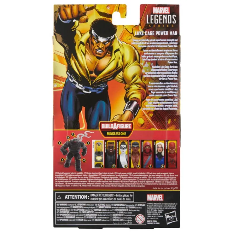 Clearance Figura Marvel Knights Marvel Legends Luke Cage Power Man (Baf: Mindless One) 15 Cm Coleccionismo Marvel