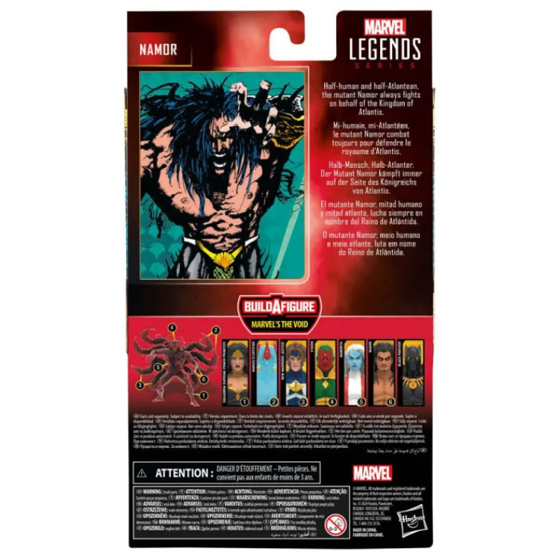 Hasbro Coleccionismo Marvel^Figura Marvel Legends Namor (Baf: Marvel'S The Void) 15 Cm