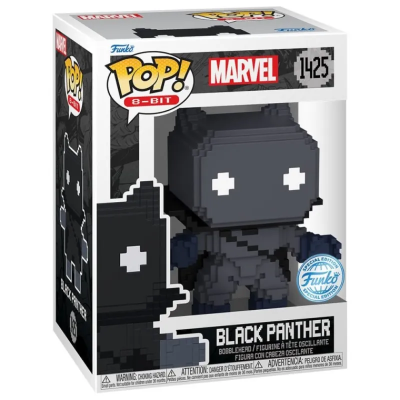 Discount Figura Marvel POP! 8-Bit Black Panther 9 cm Superhéroes Marvel|Funko Marvel