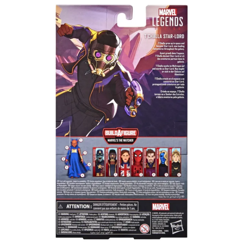Hasbro Coleccionismo Marvel^Figura Marvel What If T'Challa Star Lord