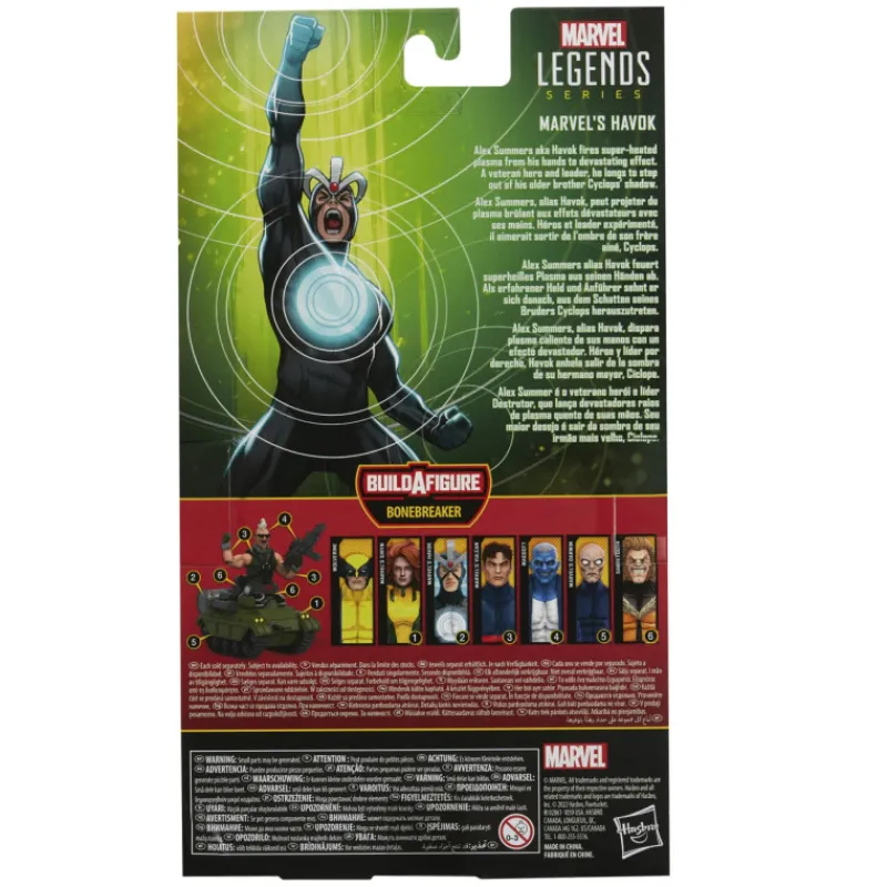 Figura Marvel X-Men Havok Serie Legends Superhéroes Marvel|Coleccionismo Marvel