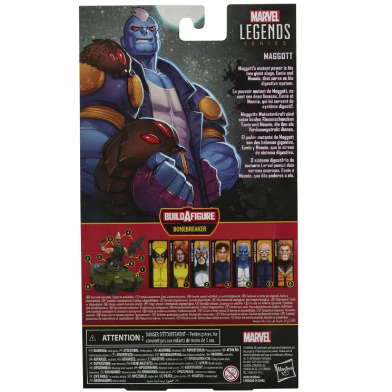 Hasbro Superhéroes Marvel|Coleccionismo Marvel^Figura Marvel X-Men Maggot Serie Legends