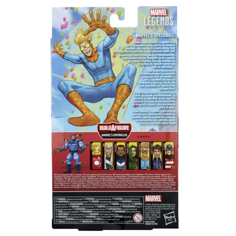 Hasbro Superhéroes Marvel|Coleccionismo Marvel^Figura Marvel X-Men Speedball Serie Legends