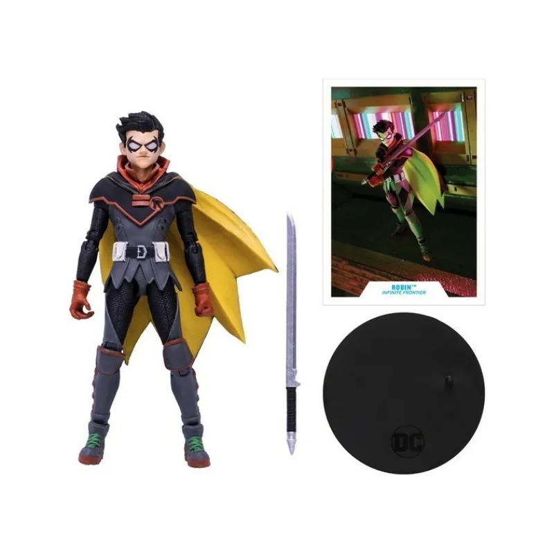 Figura Mcfarlane Dc Comics Frontera Infinita Robin Figuras Dc