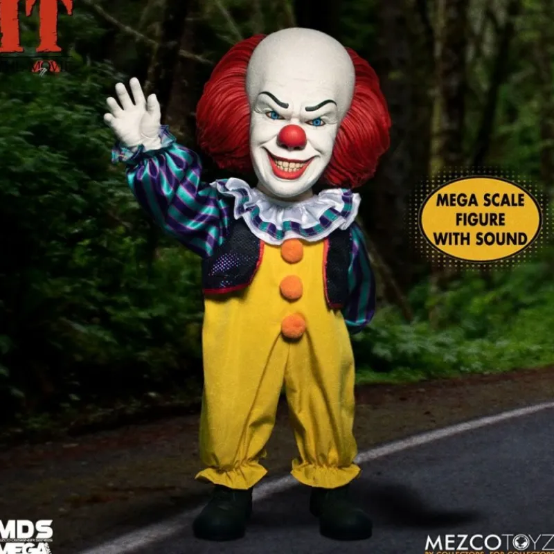 Mezco Toys Pennywise It Y Stephen King |Coleccionismo De Miedo Y Terror^Figura MDS Deluxe Pennywise 38 cm -