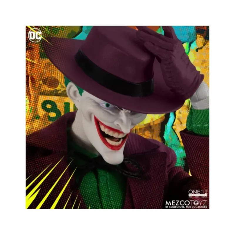 Fabricante provisional Regalos De Villanos Dc|Figuras Dc^Figura Mezco Toyz DC Universe One:12 The Joker Golden Age Edition