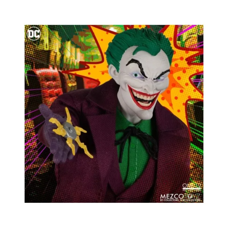 Fabricante provisional Regalos De Villanos Dc|Figuras Dc^Figura Mezco Toyz DC Universe One:12 The Joker Golden Age Edition