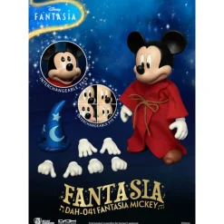 Beast Kingdom Películas Y Personajes De Disney ·Mickey & Minnie|Figuras Disney De Colección ^Figura Mickey Mouse Fantasía Dynamic 8ction Heroes 21 cm