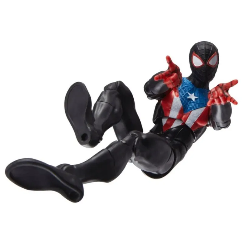 Hasbro Superhéroes Marvel|Coleccionismo Marvel^Figura Miles Morales Spider-Man 2 Boricua Suit Marvel Legends