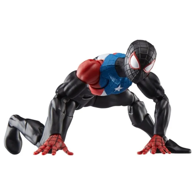 Hasbro Superhéroes Marvel|Coleccionismo Marvel^Figura Miles Morales Spider-Man 2 Boricua Suit Marvel Legends