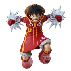 Banpresto Cosas De Luffy One Piece|Figuras One Piece^Figura Monkey D. Luffy One Piece Battle Record 14 cm