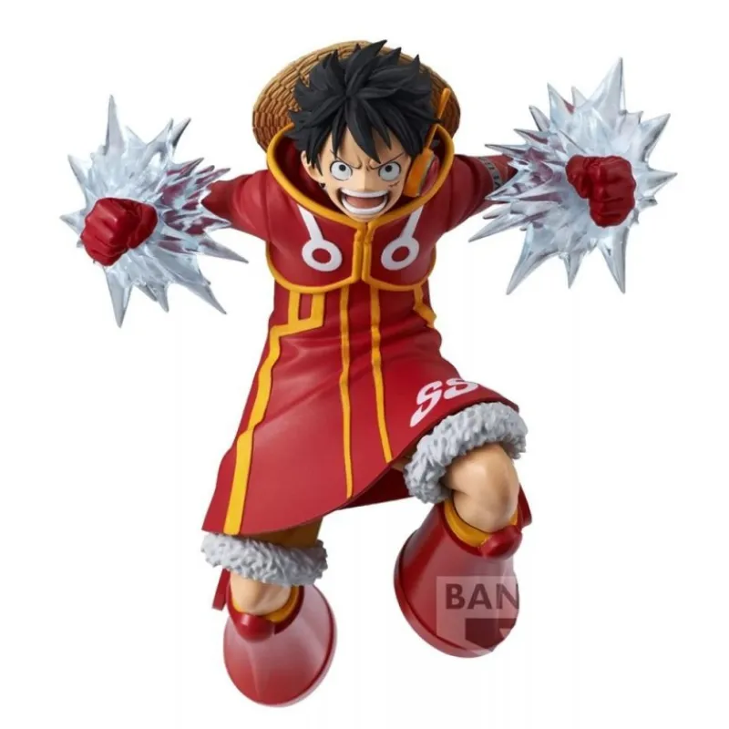 Banpresto Cosas De Luffy One Piece|Figuras One Piece^Figura Monkey D. Luffy One Piece Battle Record 14 cm