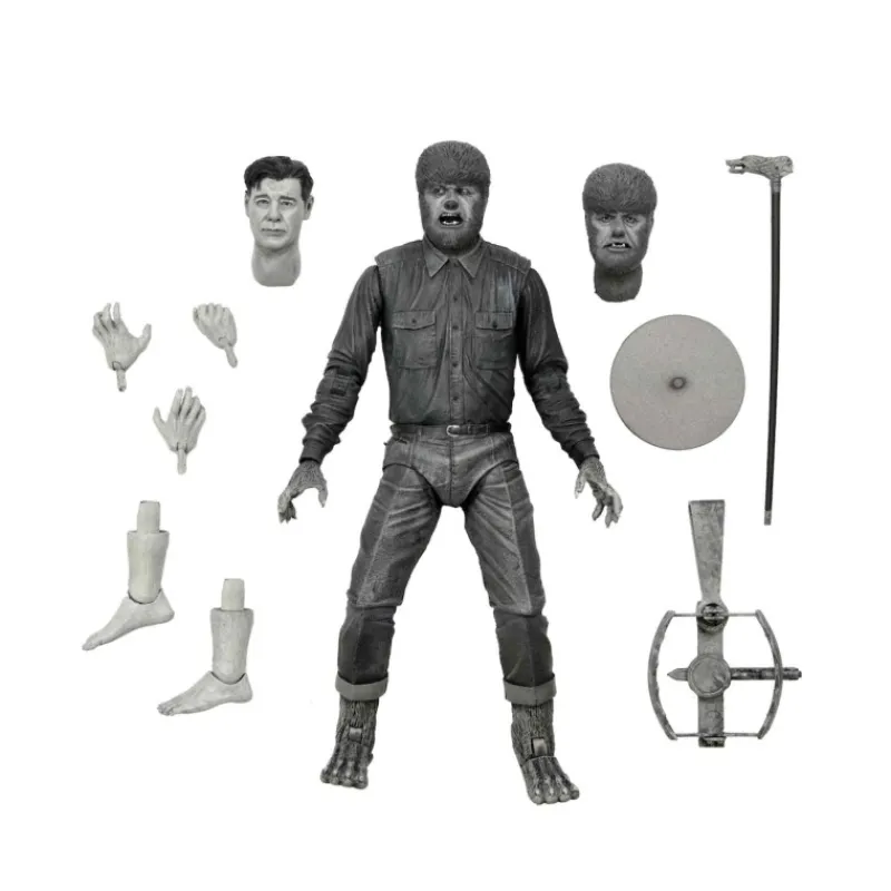 Neca Monstruos De La Universal^Figura Universal Monsters The Wolf Man 80 Aniversario 18 cm