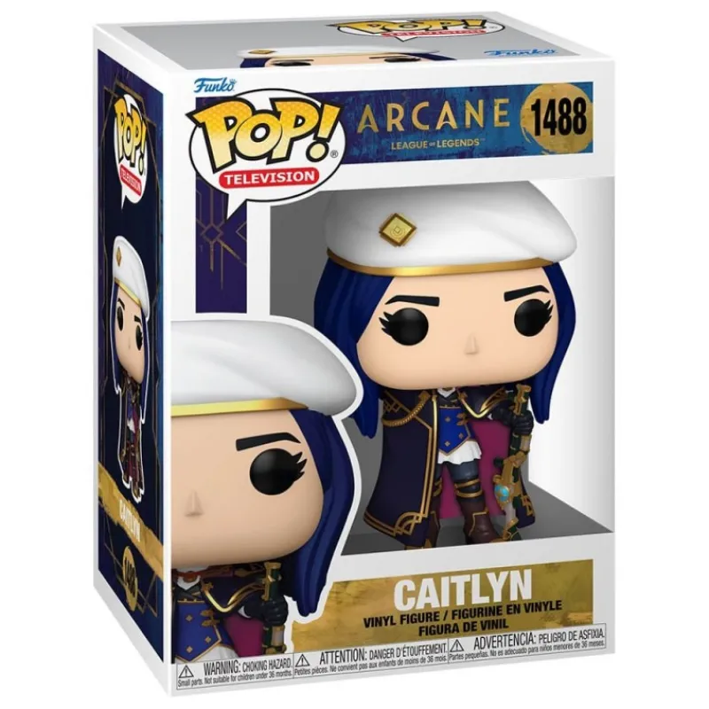 Funko Regalos Y Coleccionismo Para Gamers - Cosas De Videojuegos Míticos|Descuentos Gaming^Figura POP! de Caitlyn Arcane League of Legends 9 cm