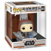 Funko The Mandalorian^Figura POP! Deluxe Bo Katan con Trono 9 cm Star Wars