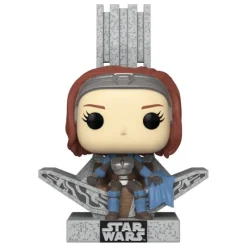 Funko The Mandalorian^Figura POP! Deluxe Bo Katan con Trono 9 cm Star Wars