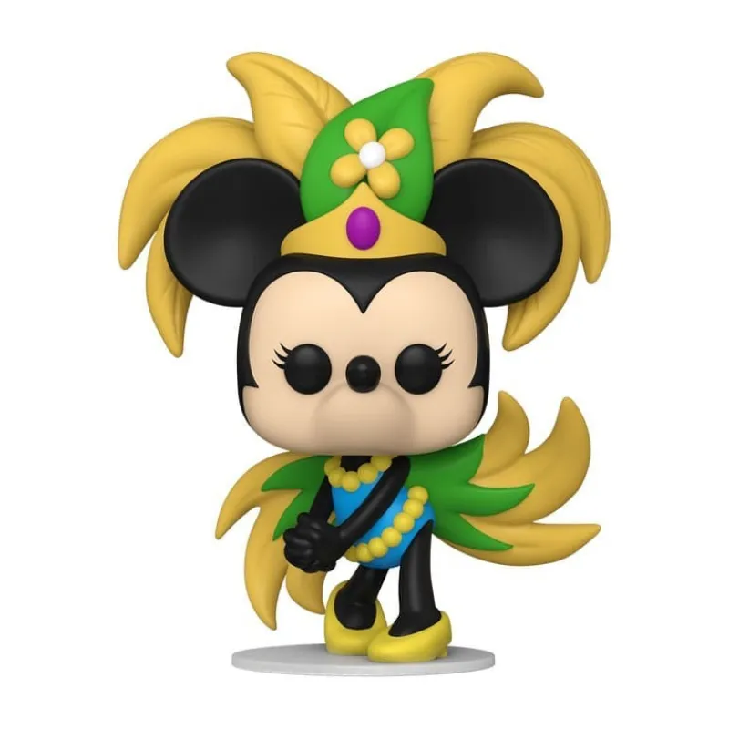 Funko Películas Y Personajes De Disney ·Mickey & Minnie|Funko Pop Disney^Figura POP! Disney Minnie Carnaval 9 cm de