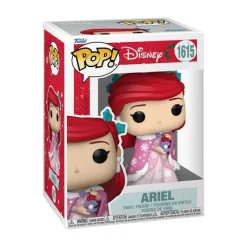 Funko Películas Y Personajes De Disney ·La Sirenita Ariel Y Flounder|Películas Y Personajes De Disney ·Princesas Disney^Figura POP! Disney Princess Holiday Ariel 9 cm