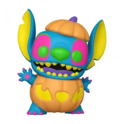 Funko Películas Y Personajes De Disney ·Lilo Y Stitch|Funko Pop Disney^Figura POP! Disney Vinyl Blacklight Pumpkin Stitch 9 cm
